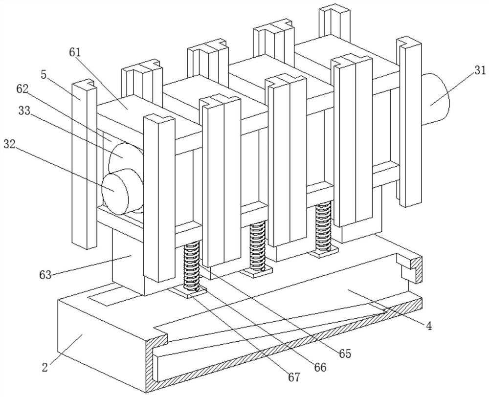 A continuous forging device with automatic cleaning function