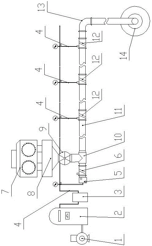 Mineral particle swirling flow pneumatic conveying system