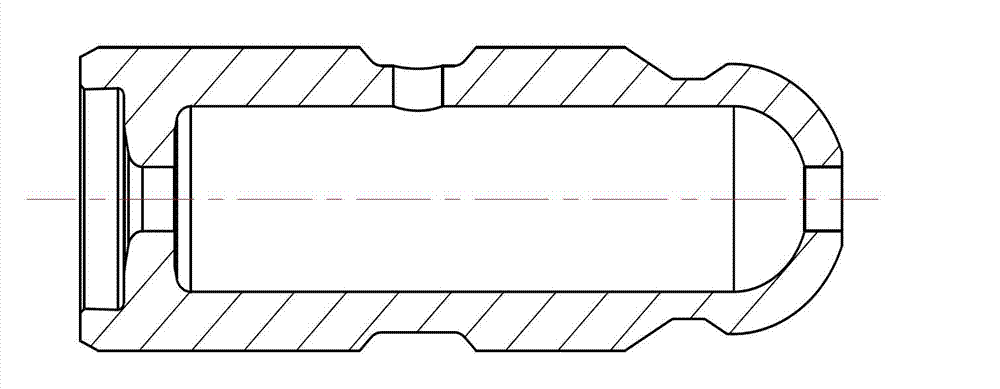 Integrated hydraulic tappet plunger and integral roller forming method thereof