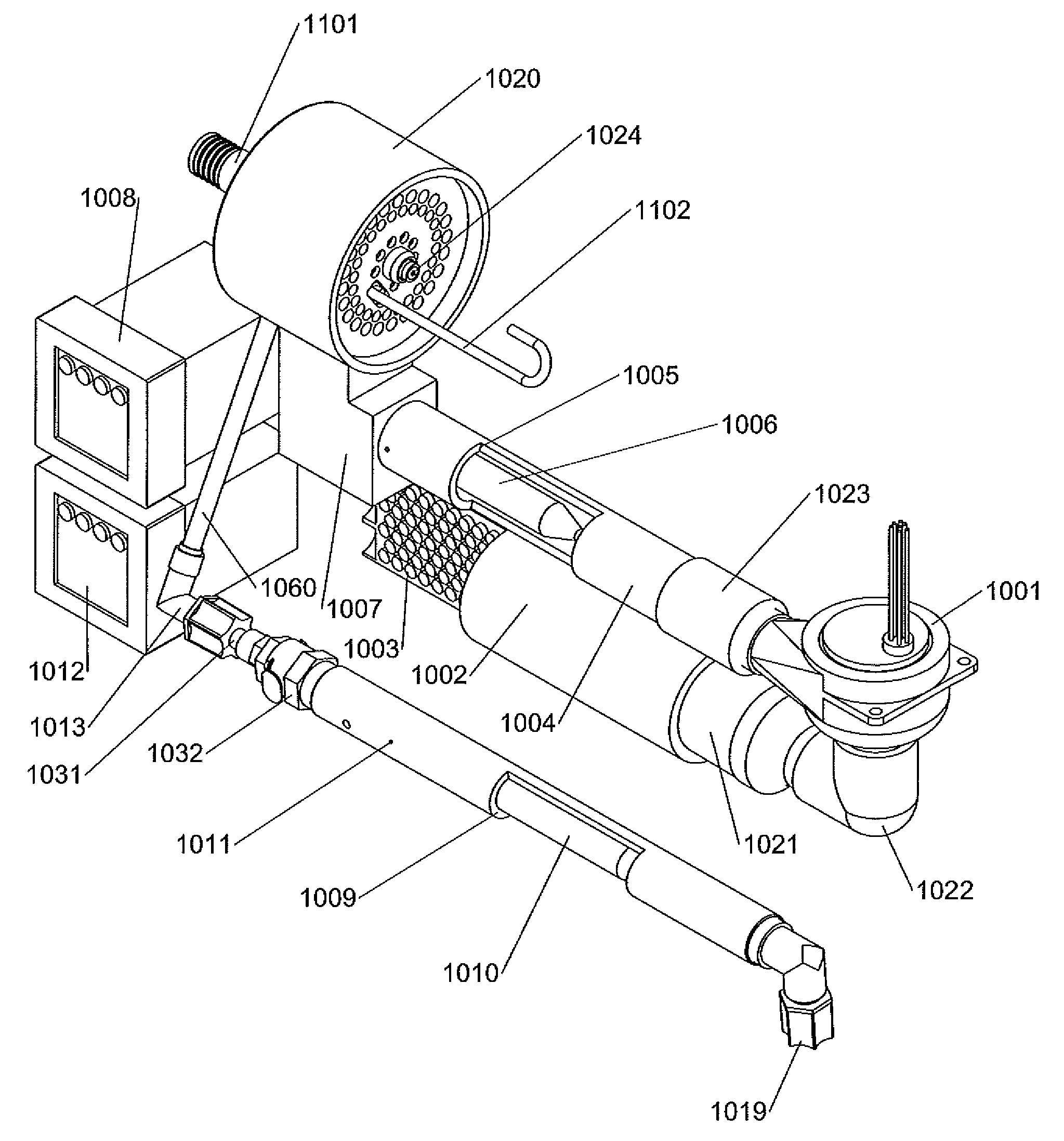 Compact, low flow resistance aerosol generator and method of operating the same