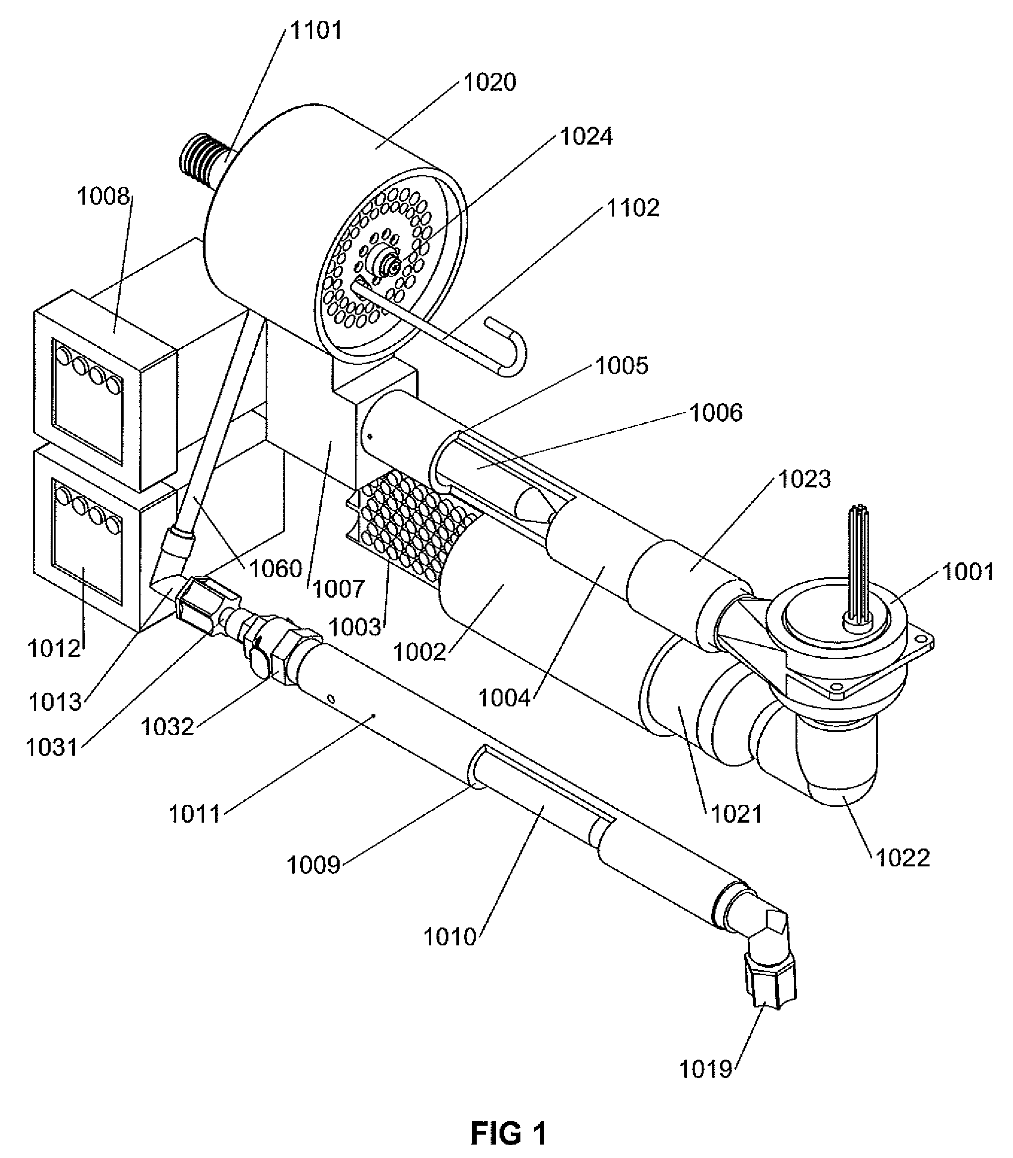 Compact, low flow resistance aerosol generator and method of operating the same