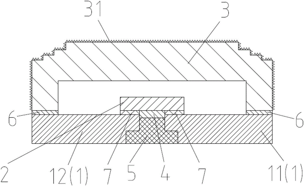 Deep ultraviolet LED packaging device and preparation method thereof