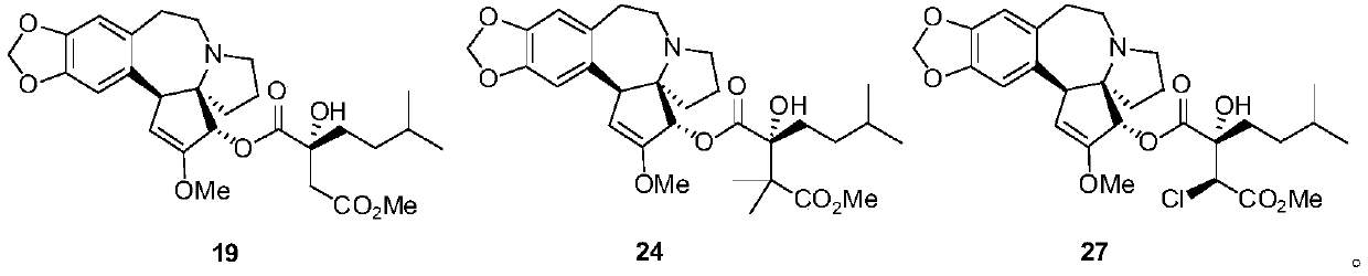 harringtonine alkaloids, their preparation method and use