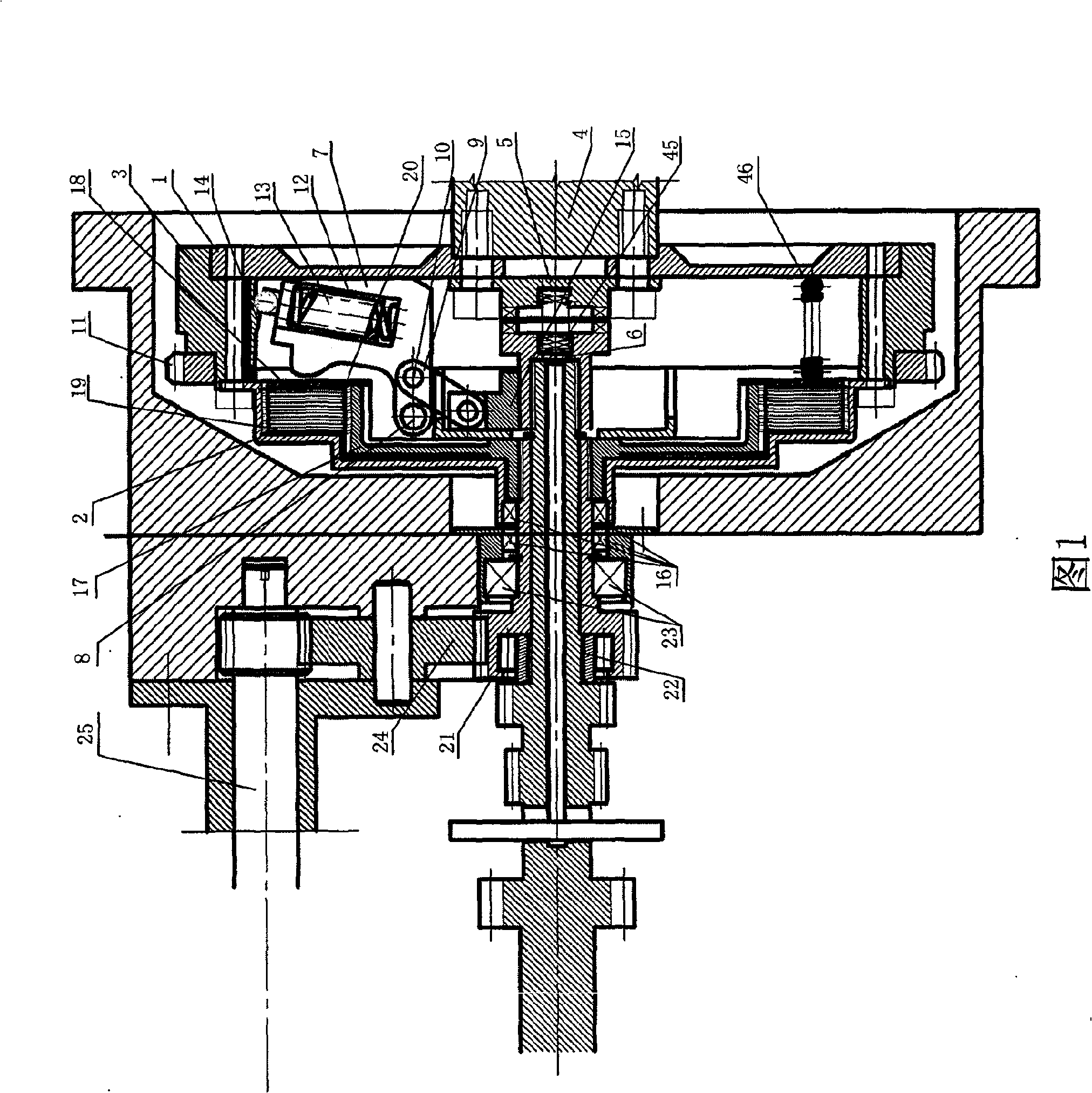 Automatic clutch for motorcycle