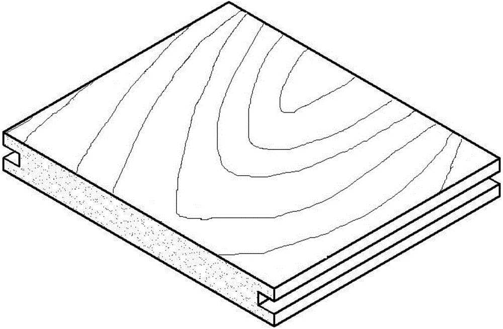 Imitation natural wood grain wood-plastic section and preparation method thereof