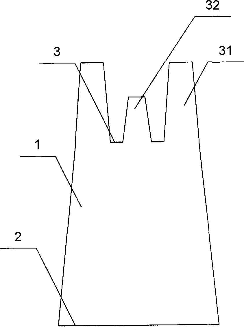 Column shaped spacer and LCD panel thereof