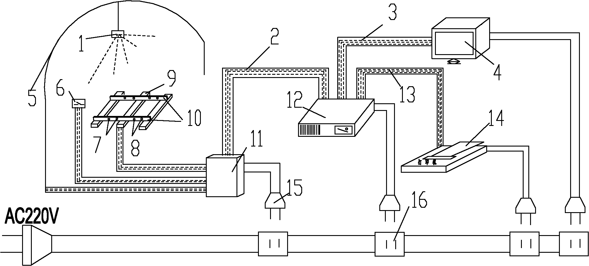 Management system of production and transportation measuring information of underground ores and using method thereof