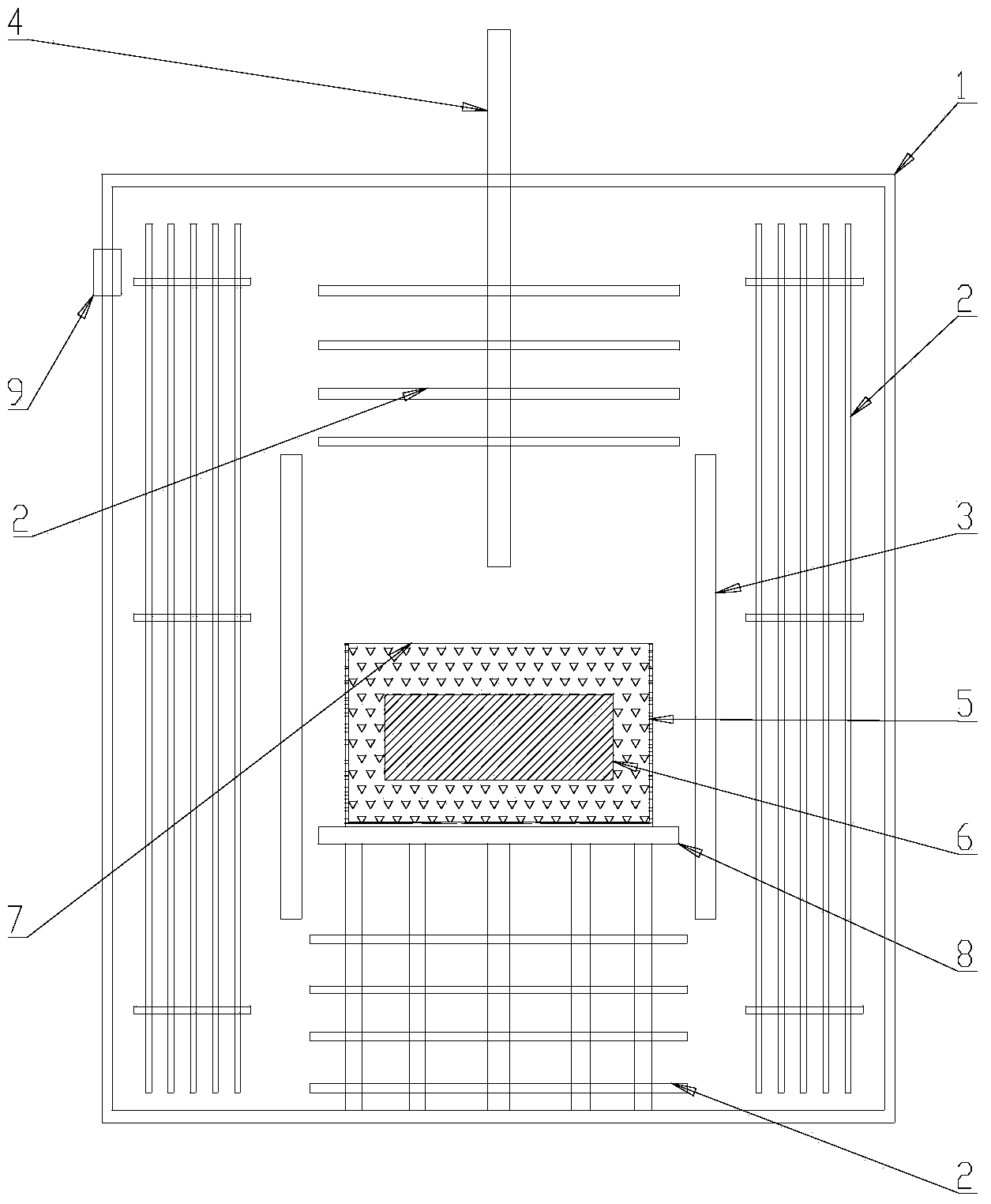 Method for annealing large-size calcium fluoride crystal