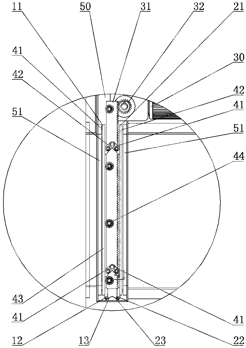 Automatic sealing door