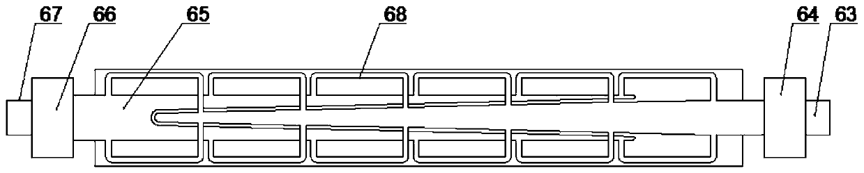 Composite leather flame compounding machine with rapid cooling function and working method thereof