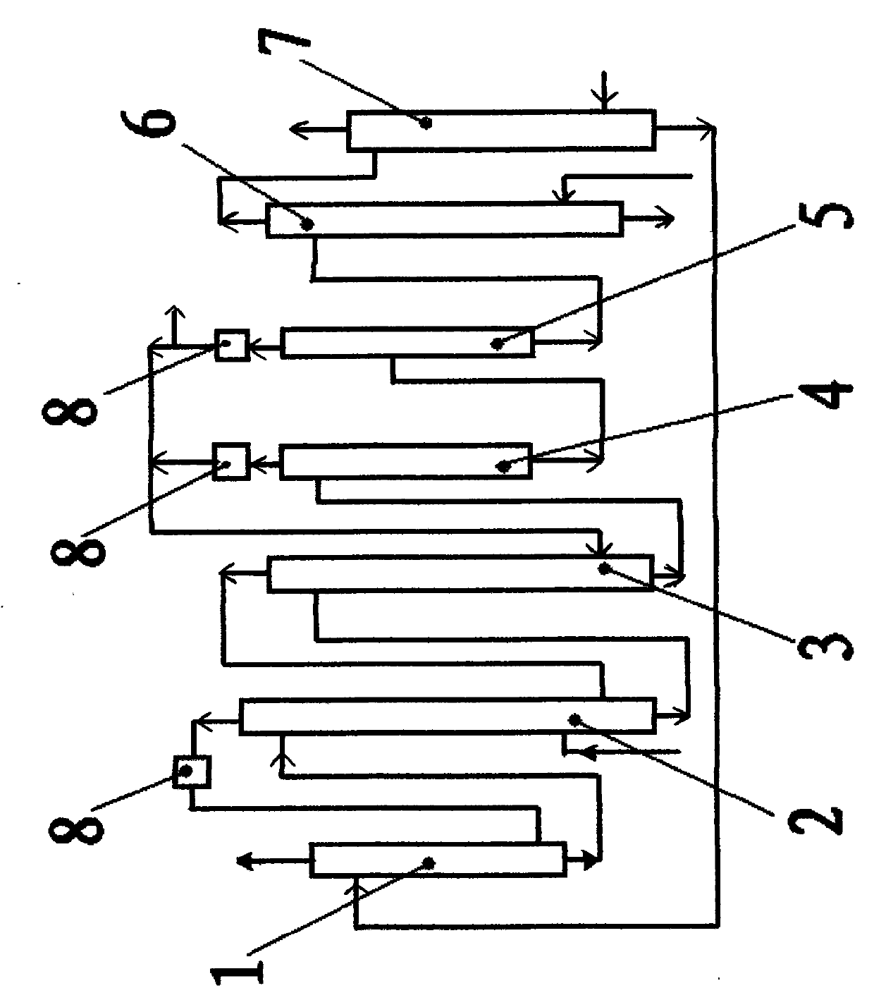 Construction method based on technology for producing boron isotope by anisole-boron trifluoride