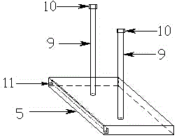 Main stress application device for true triaxial apparatus