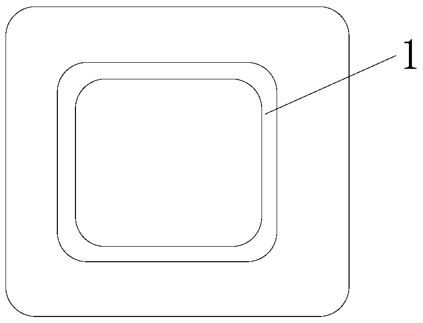 Junction terminal structure of a thyristor chip