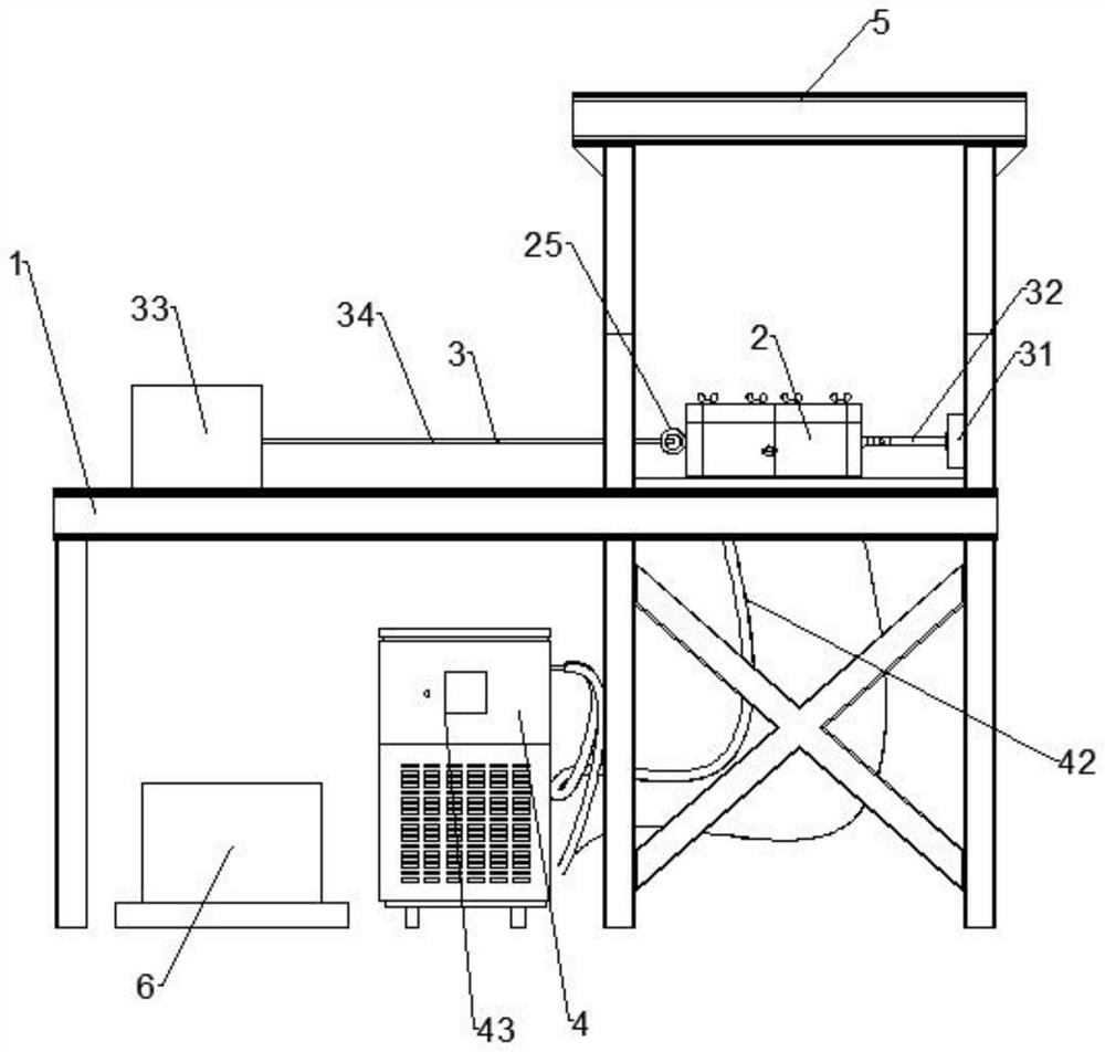 Tensile strength test device and use method thereof