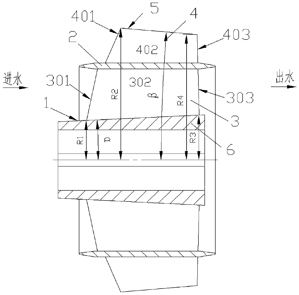 Inducer with high cavitation resistance