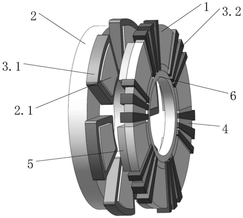 Axial magnetic flux hybrid excitation memory motor