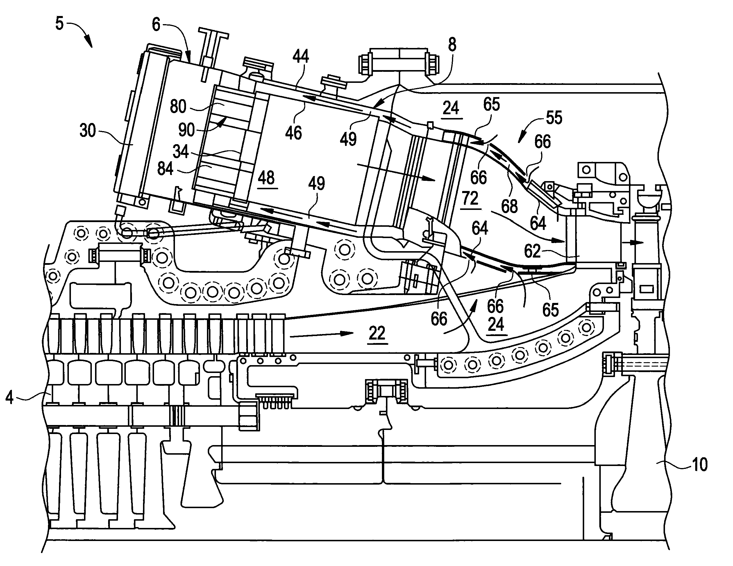 System and method for suppressing combustion instability in a turbomachine