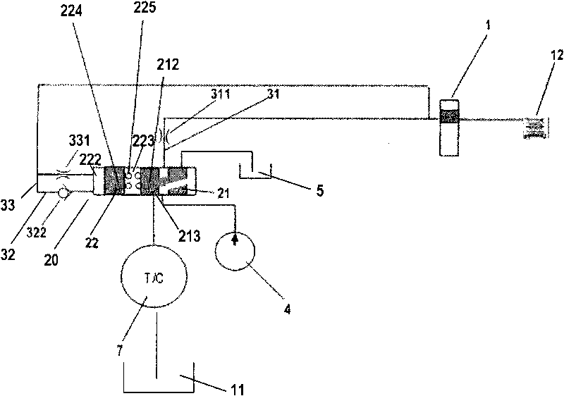 Pressure regulating system and method for working machine