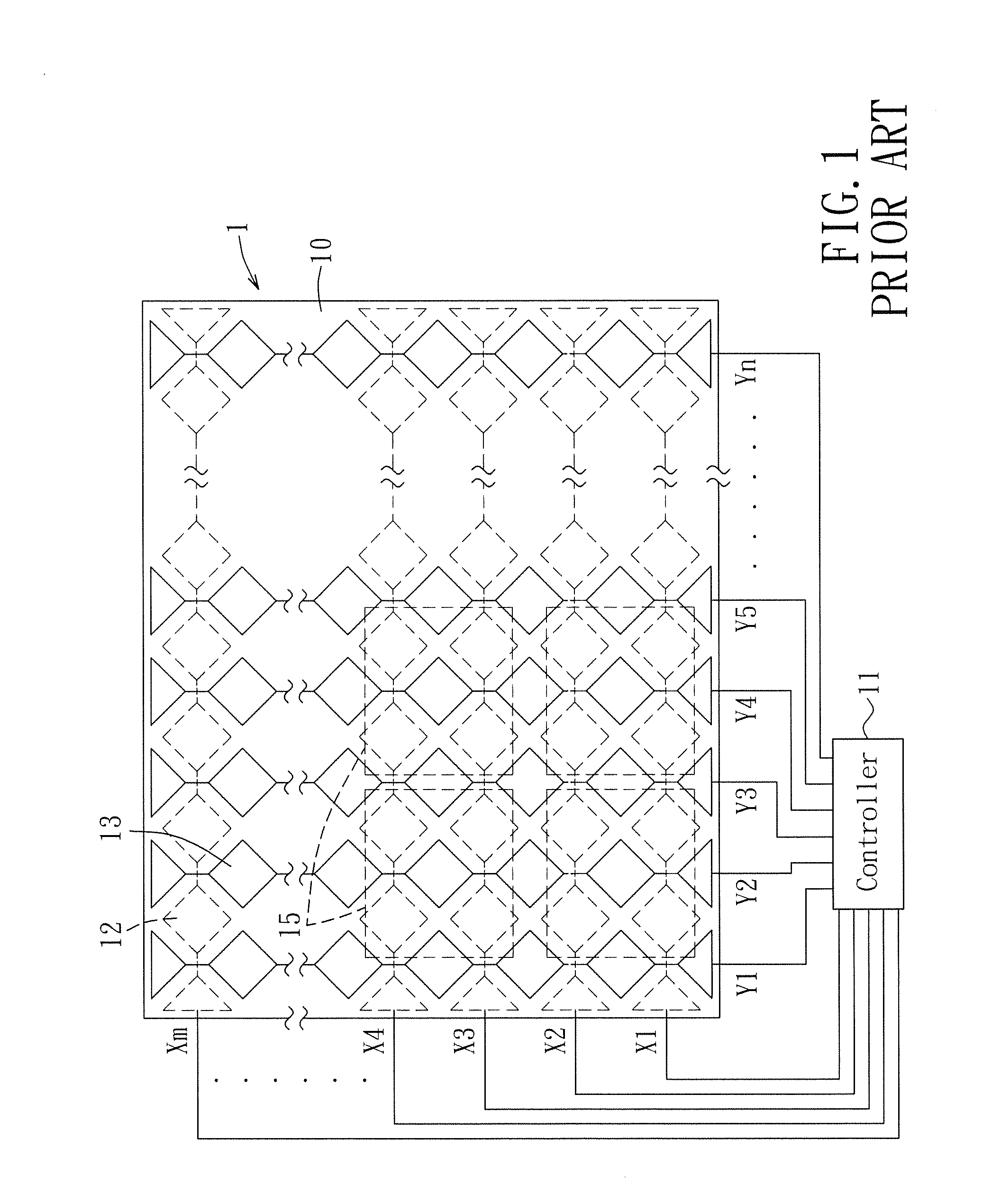 Capacitive touch keyboard