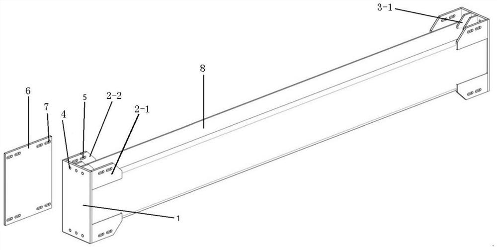 A special-shaped flange and a foundation pit steel support structure using the special-shaped flange