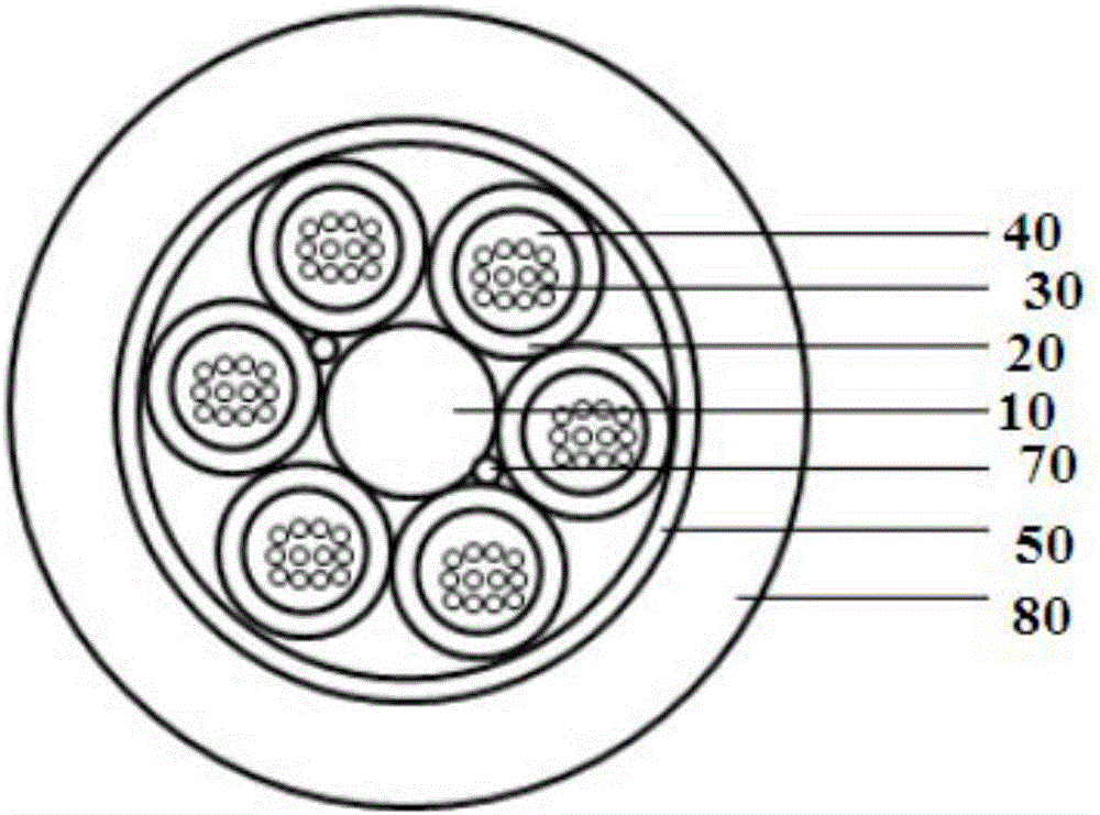 C-type-sleeve all-dielectric self-supporting optical cable used for access network and manufacturing method thereof