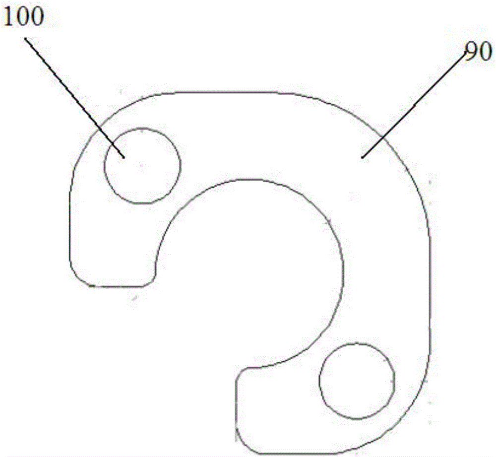 C-type-sleeve all-dielectric self-supporting optical cable used for access network and manufacturing method thereof