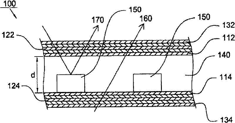 Semi-penetrating LCD