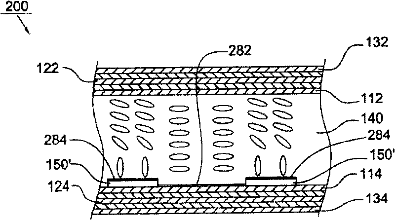 Semi-penetrating LCD