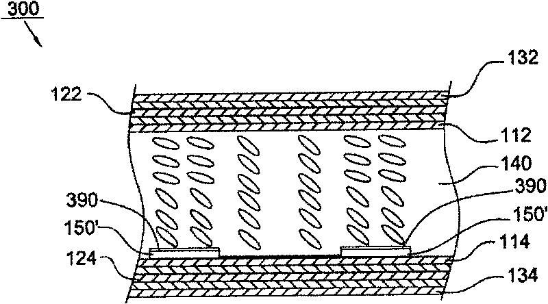 Semi-penetrating LCD