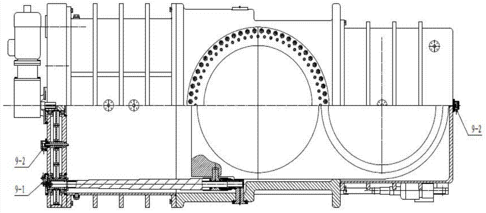 Power tower bottom gate valve