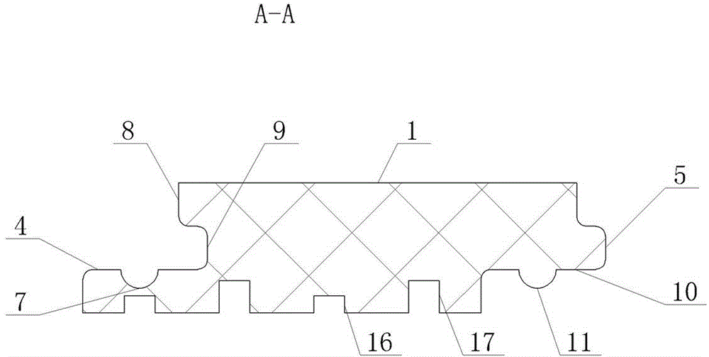 Floor-heating solid wood floor board