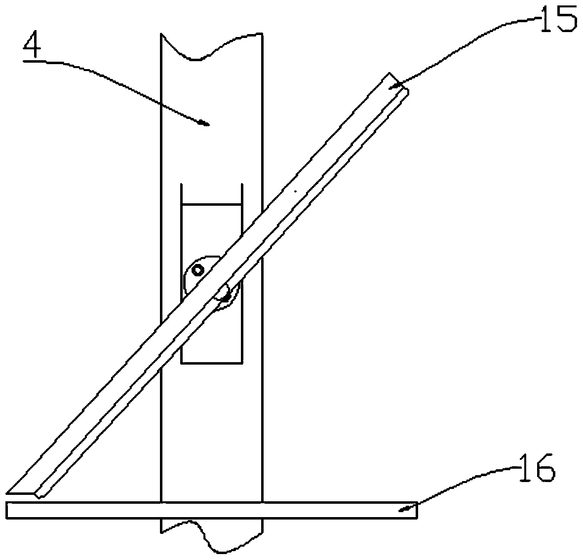 A device for producing biogas by continuous solid-state fermentation