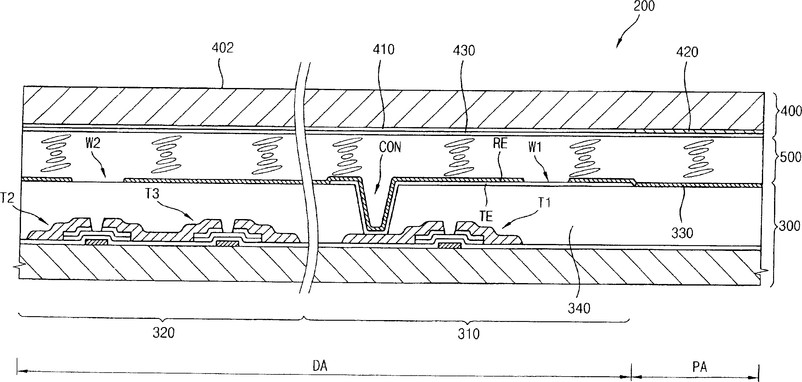 Touch screen display panels and devices