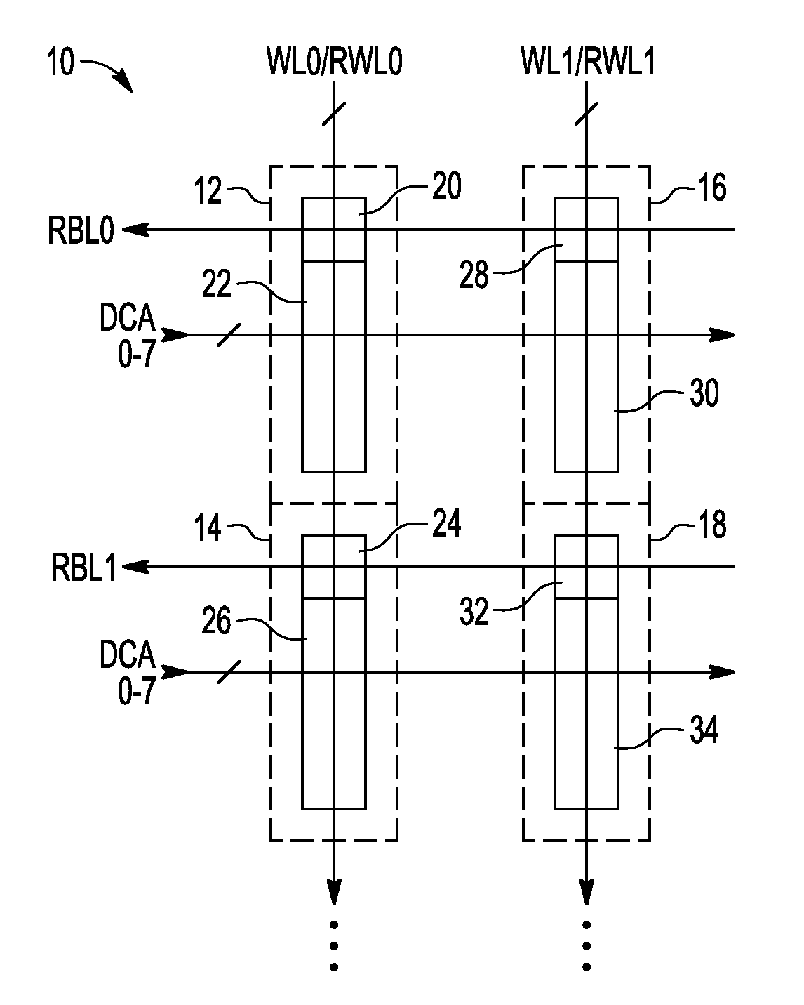 Non-volatile static random access memory (NVSRAM) having a shared port