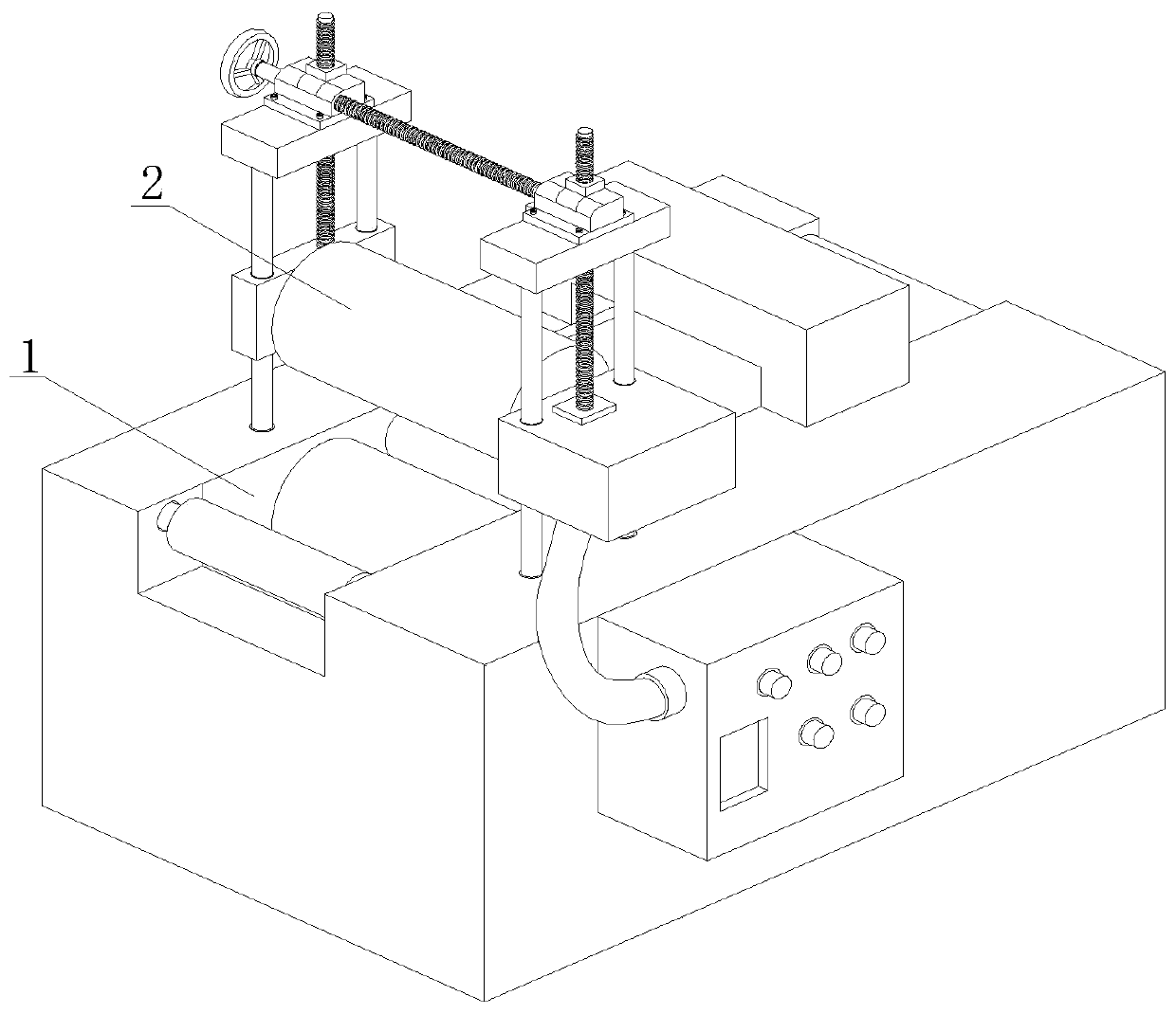 Plate embossing machine