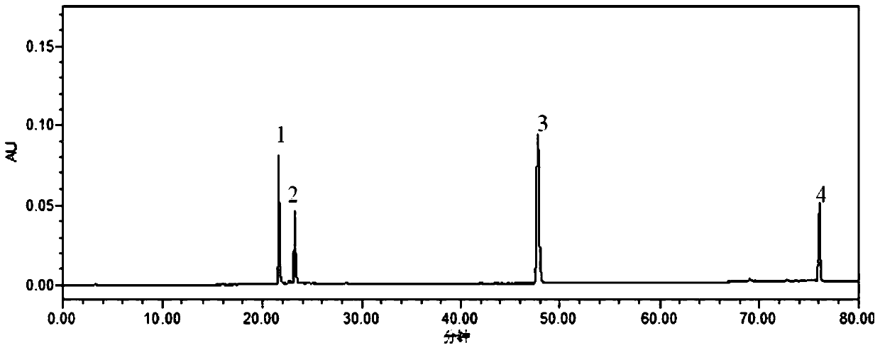 Salvia miltiorrhiza and safflower composition and its preparation method and application