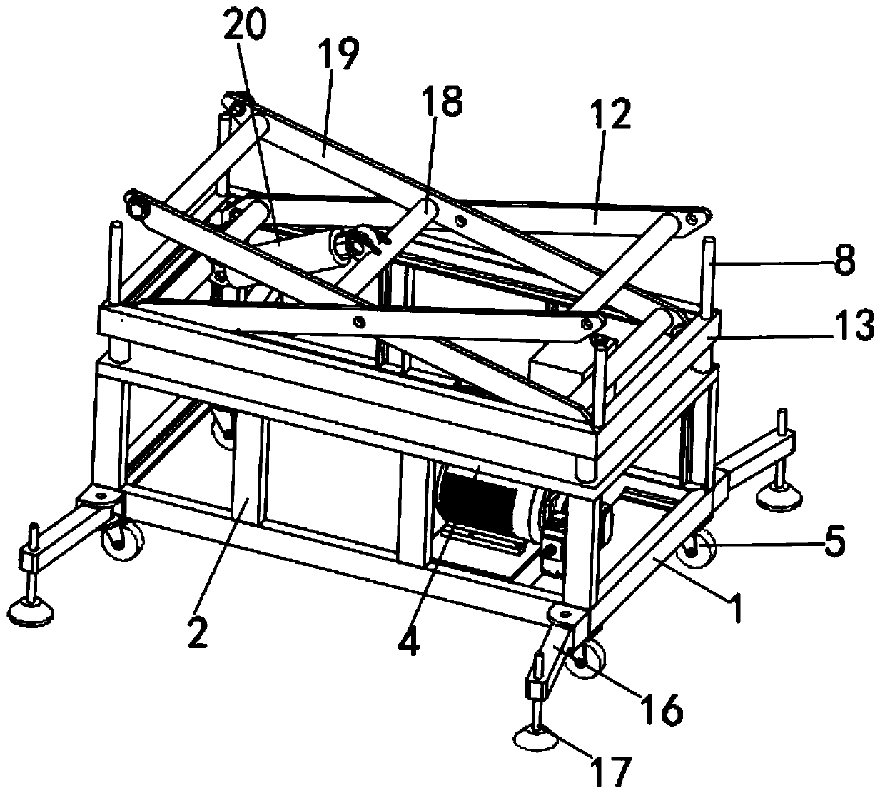 Balance adjustable lifting device for building construction