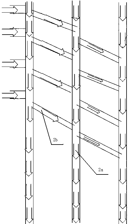 A multi-node complementary light pipe lighting system in a building