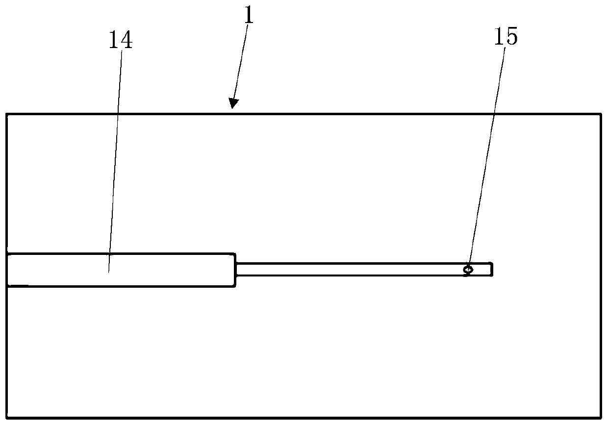 Integrated substrate gap waveguide via hole cluster feed antenna