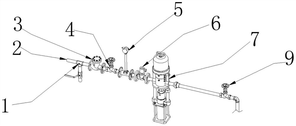 Automatic spraying deodorization device and treatment method thereof