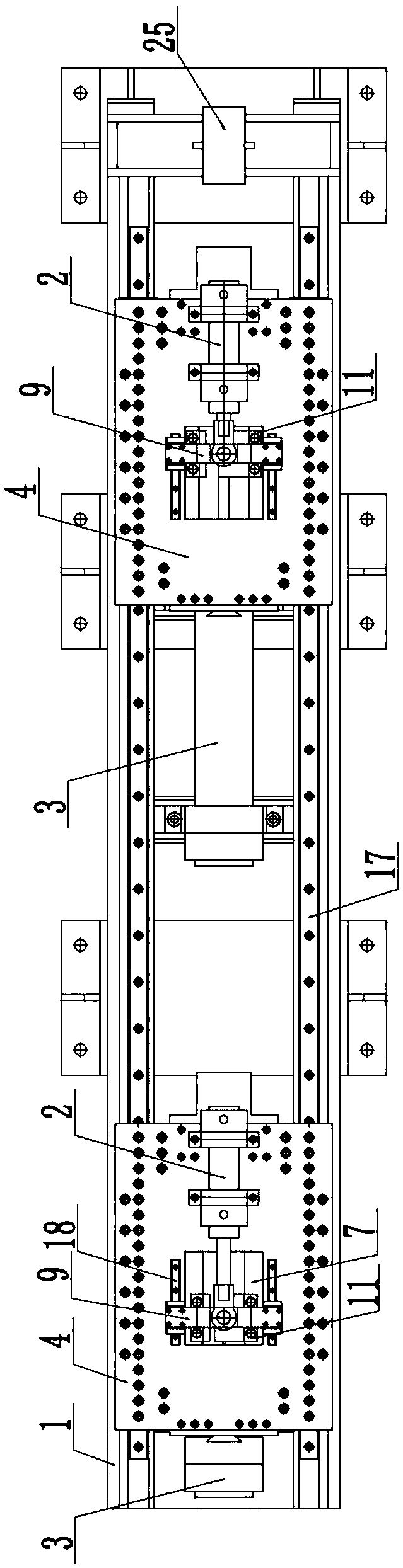 Hydraulic continuous drawing mechanism and copper alloy wire rod surface peeling system