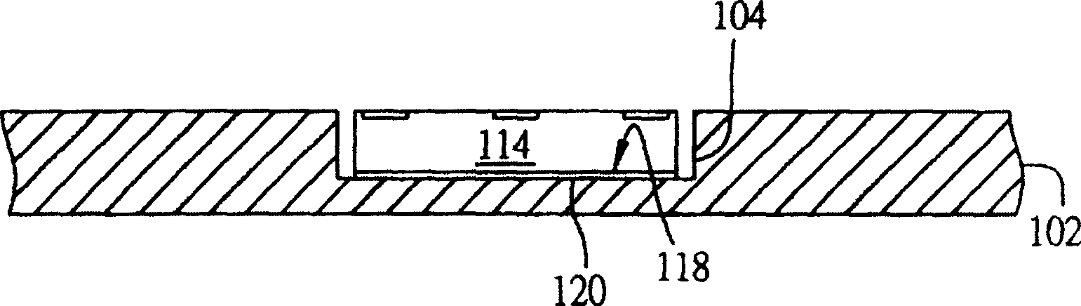 Semiconductor chip buried base plate 3D construction and its manufacturing method