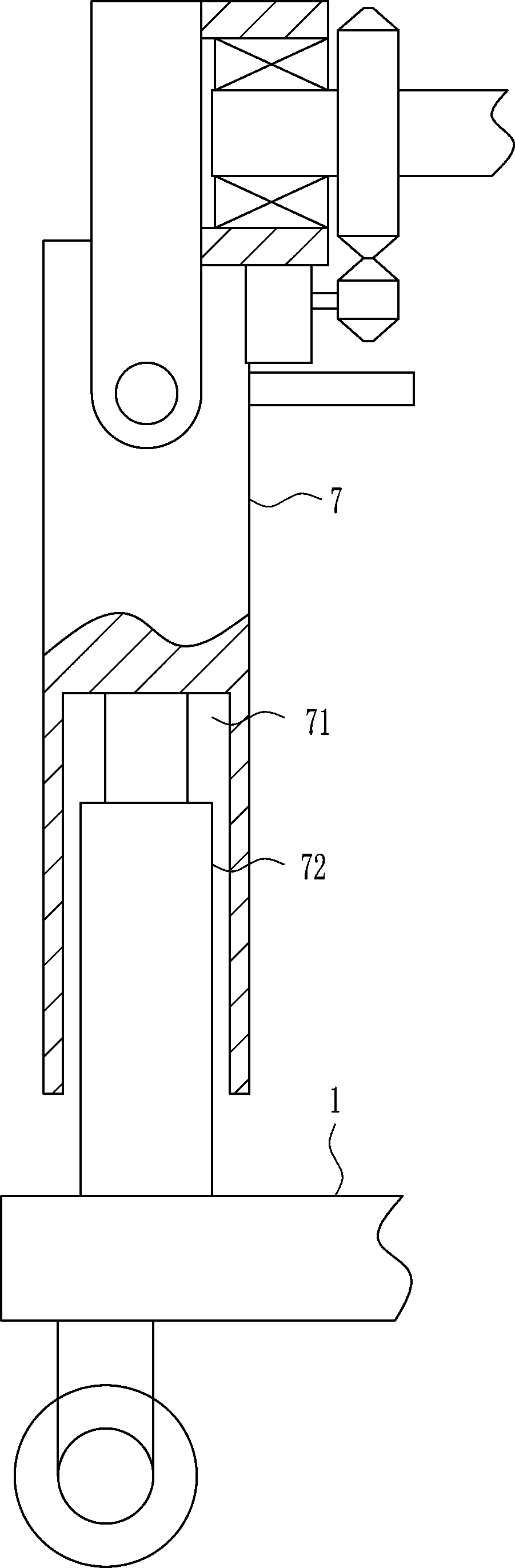 A kind of transportation and embedding equipment for utility poles