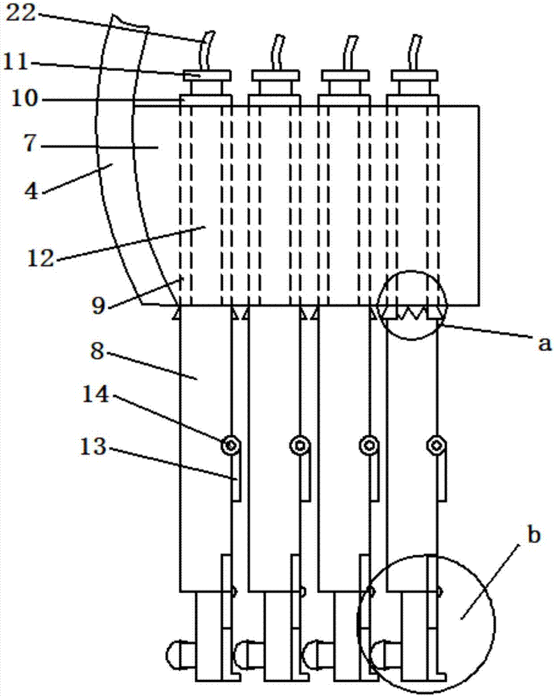 Robot gripper device for clamping special-shaped workpieces