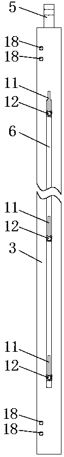 An adjustable hoisting device for a serpentine tube panel and its hoisting method