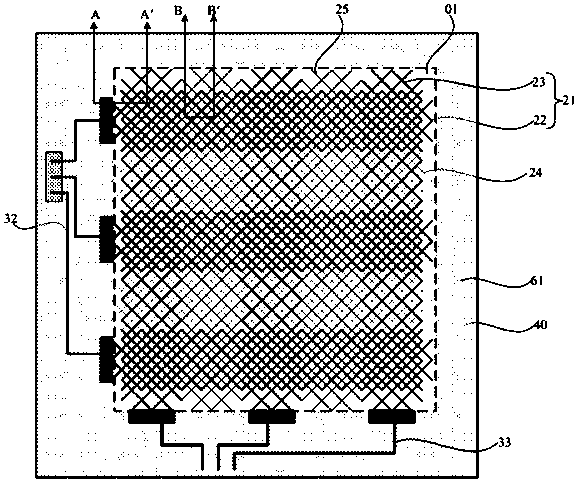 A substrate, a display device and its driving method, and a touch display system