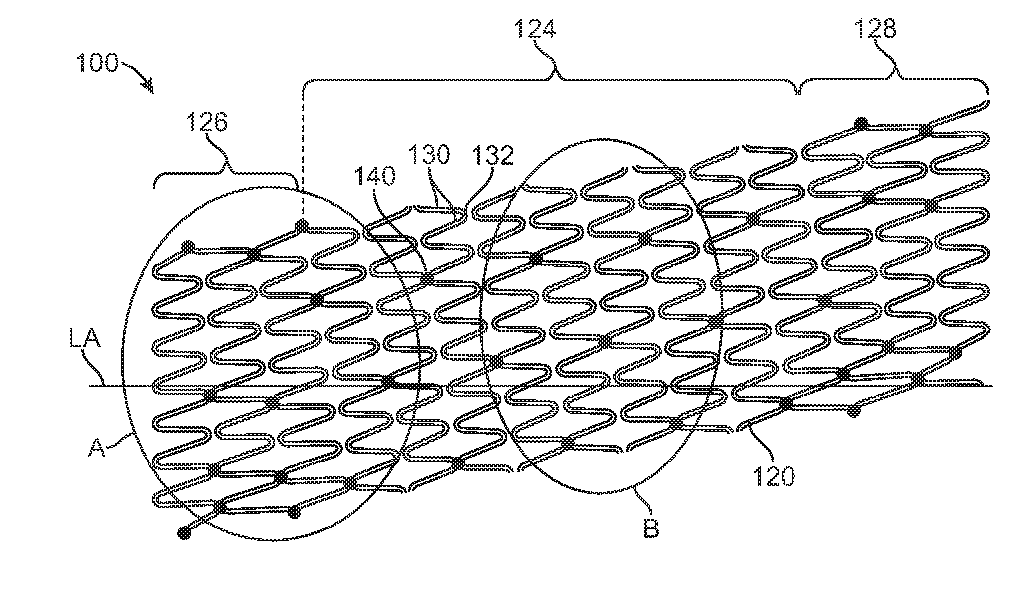 Stent With Constant Stiffness Along the Length of the Stent