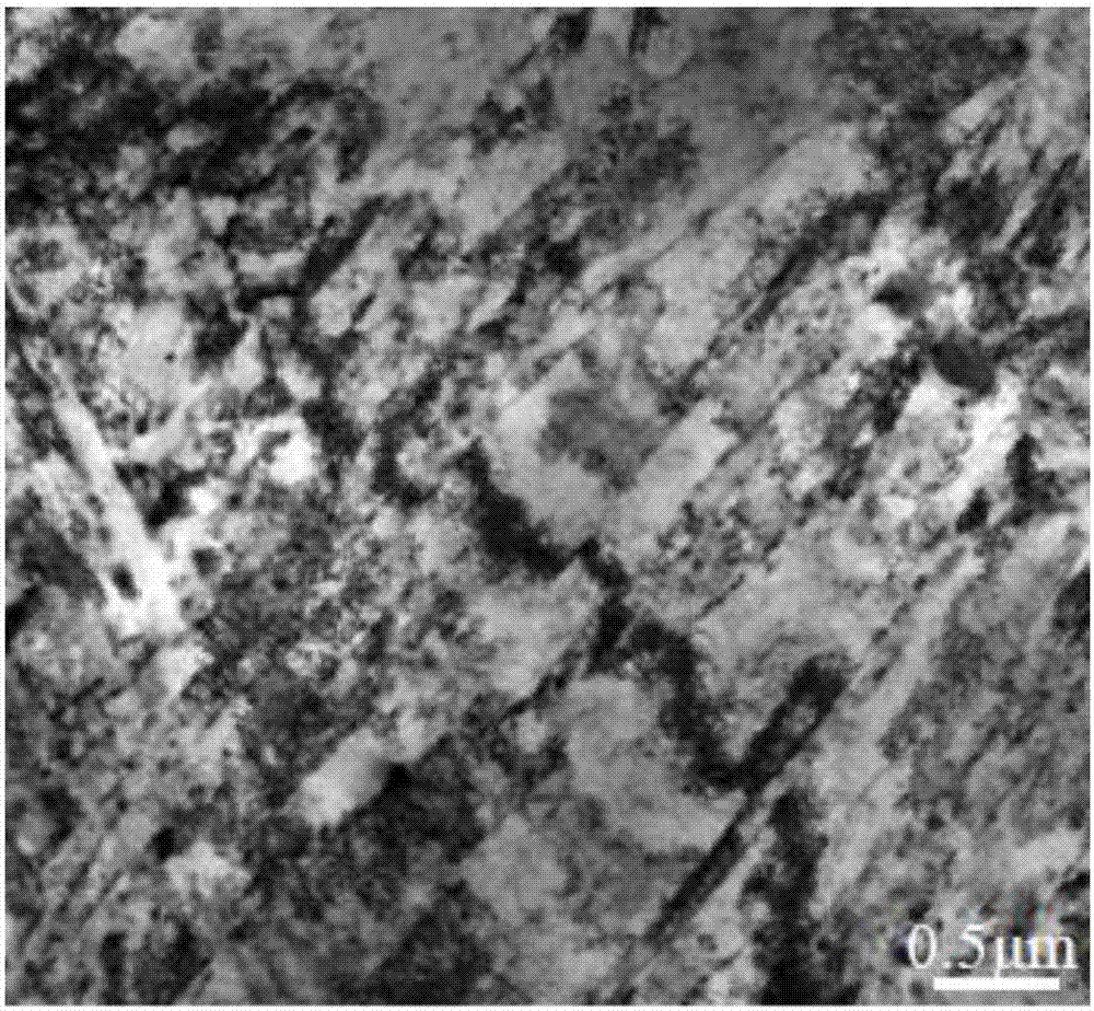 A process method for improving high temperature creep performance of 403nb heat-resistant blade steel