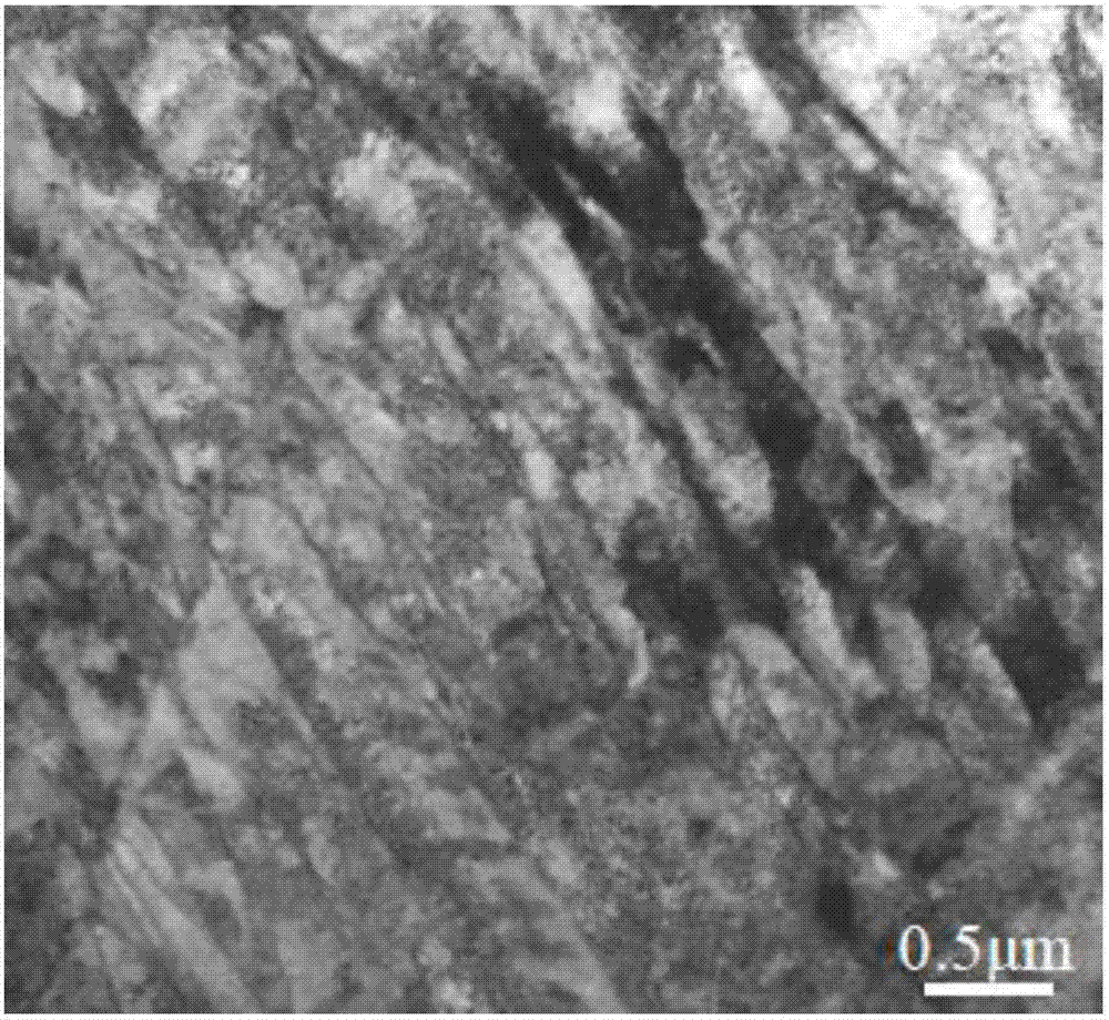 A process method for improving high temperature creep performance of 403nb heat-resistant blade steel