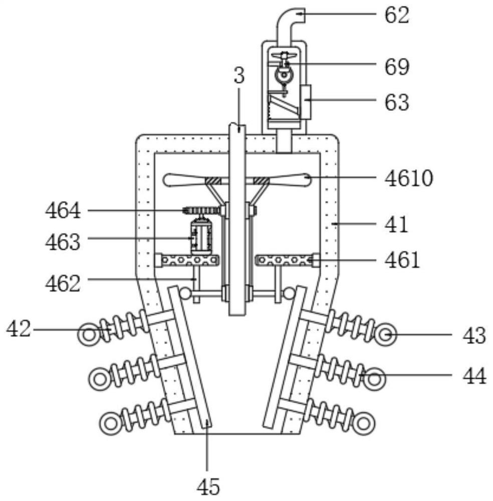 Anti-residue device for discharging bin of cement grinding equipment